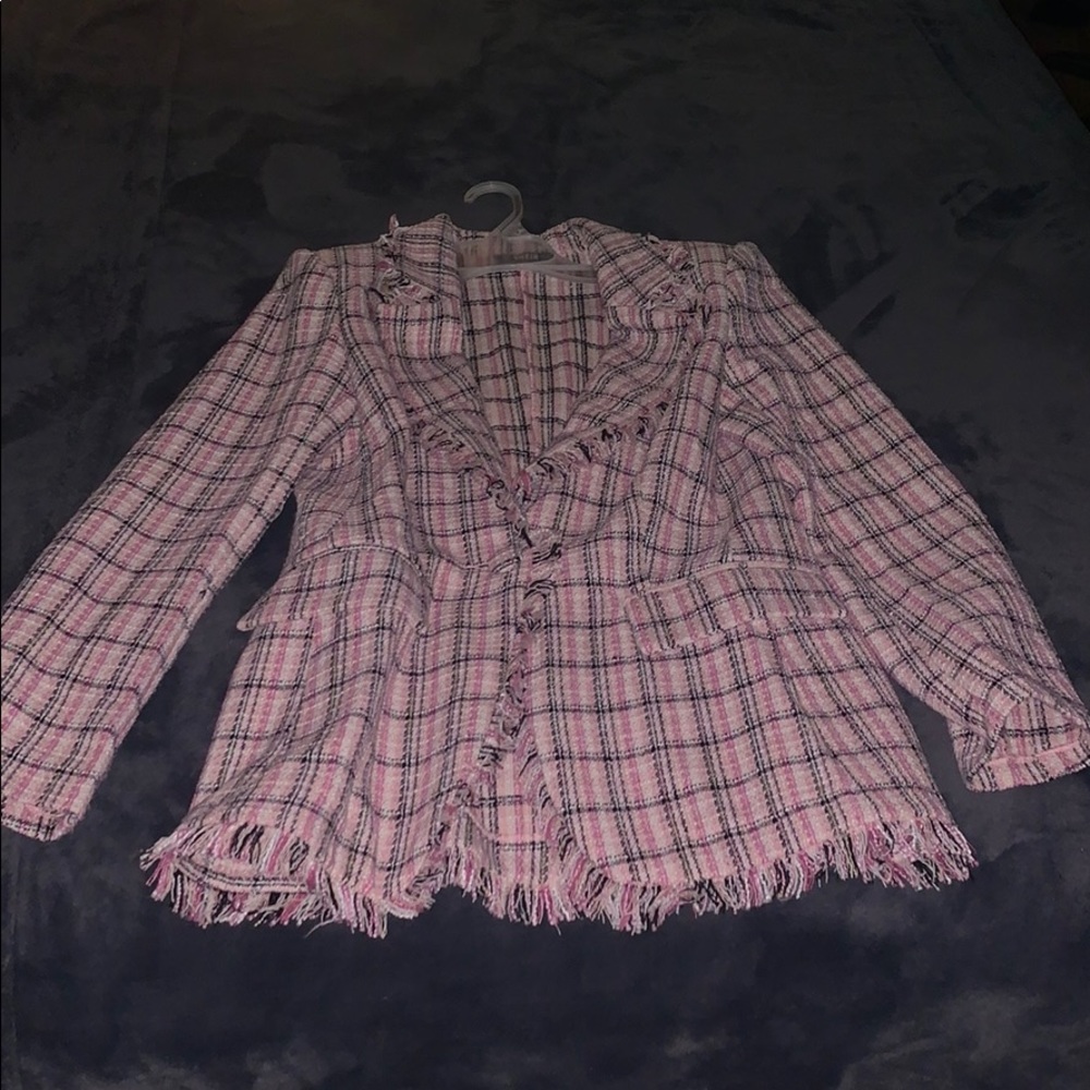 Pink cute blazer